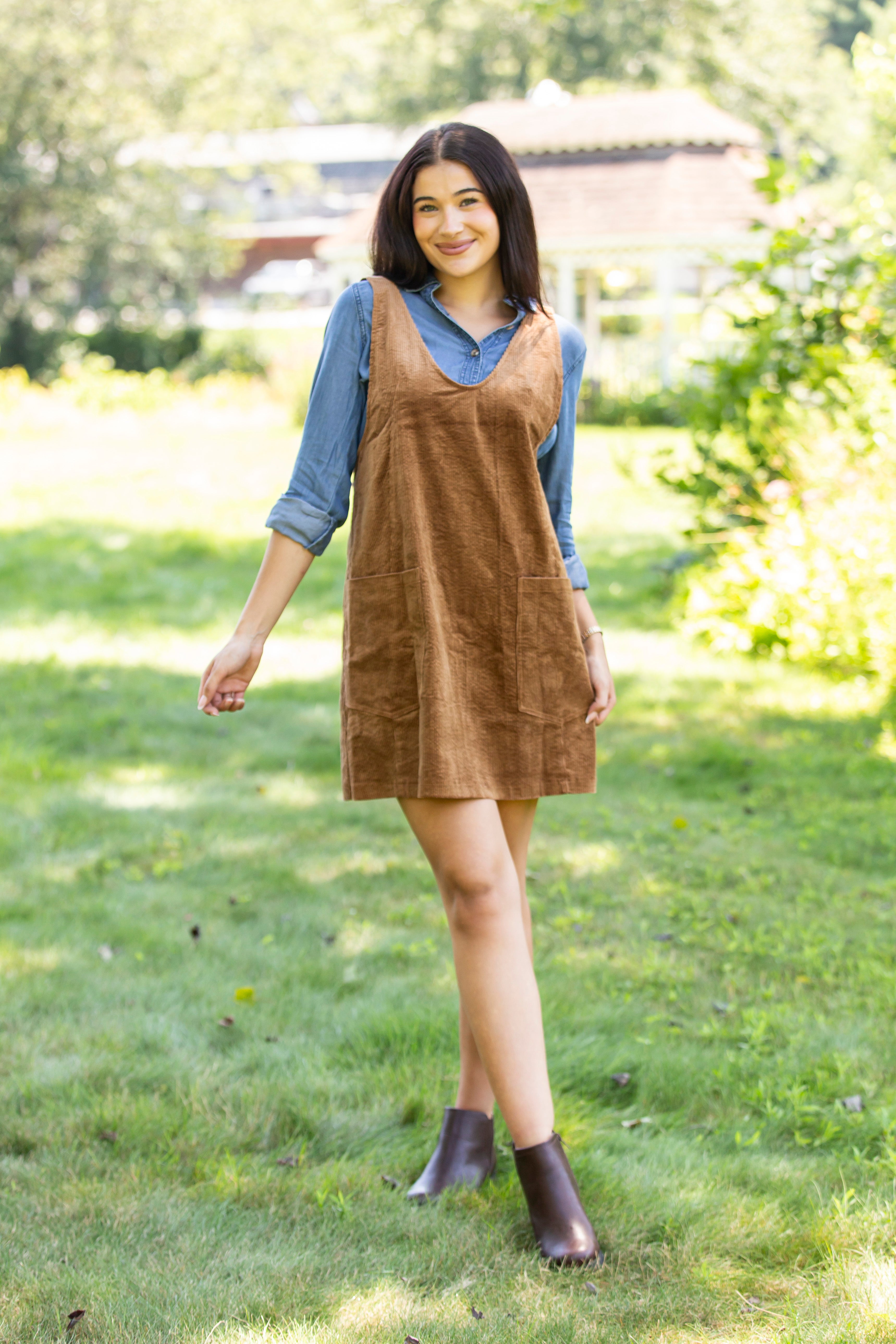 Pick A Date Corduroy Dress
