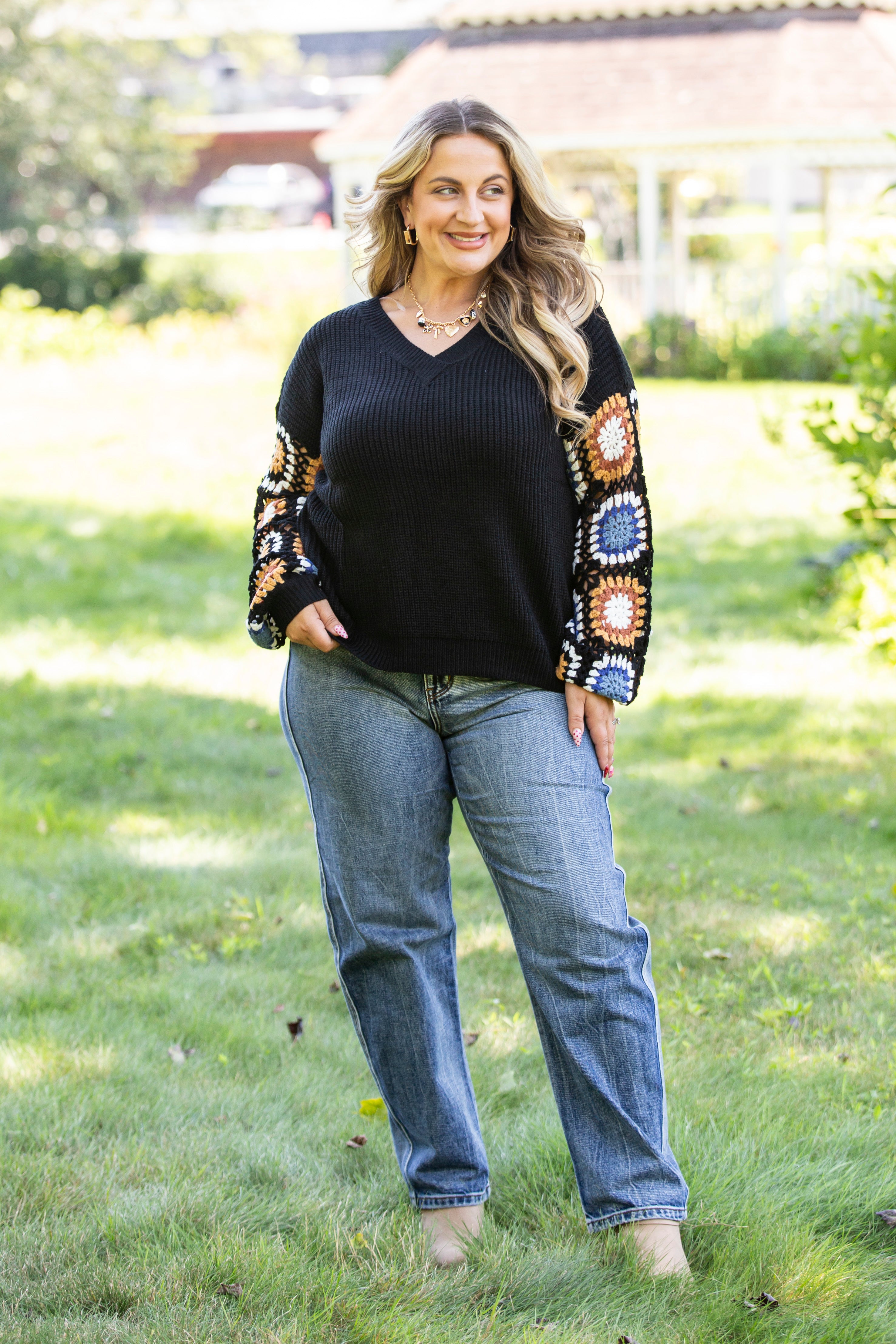 Crochet Patchwork Sweater