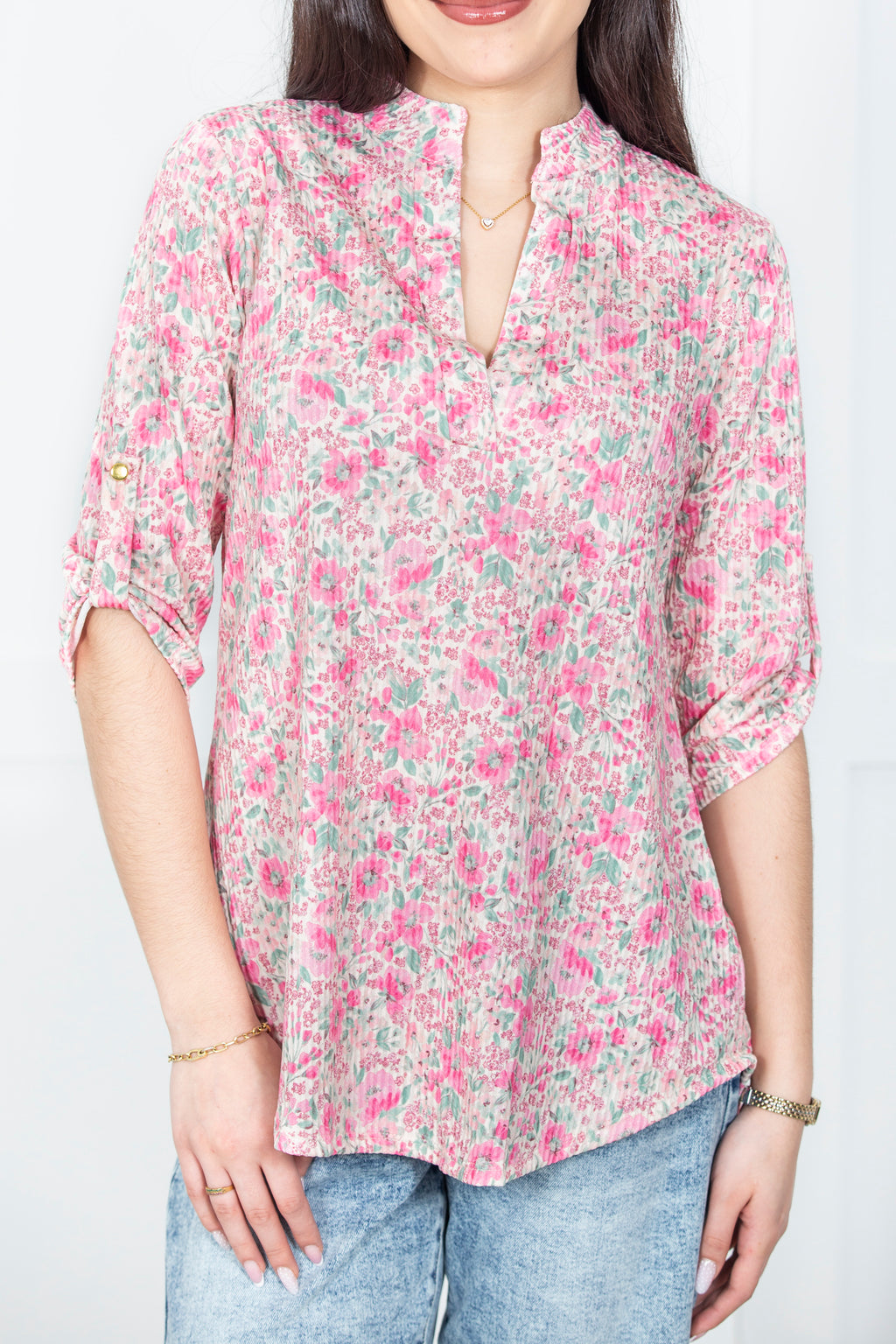 Garden Breeze Floral Blouse