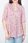 Garden Breeze Floral Blouse