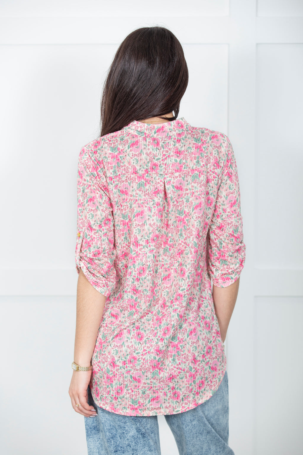 Garden Breeze Floral Blouse