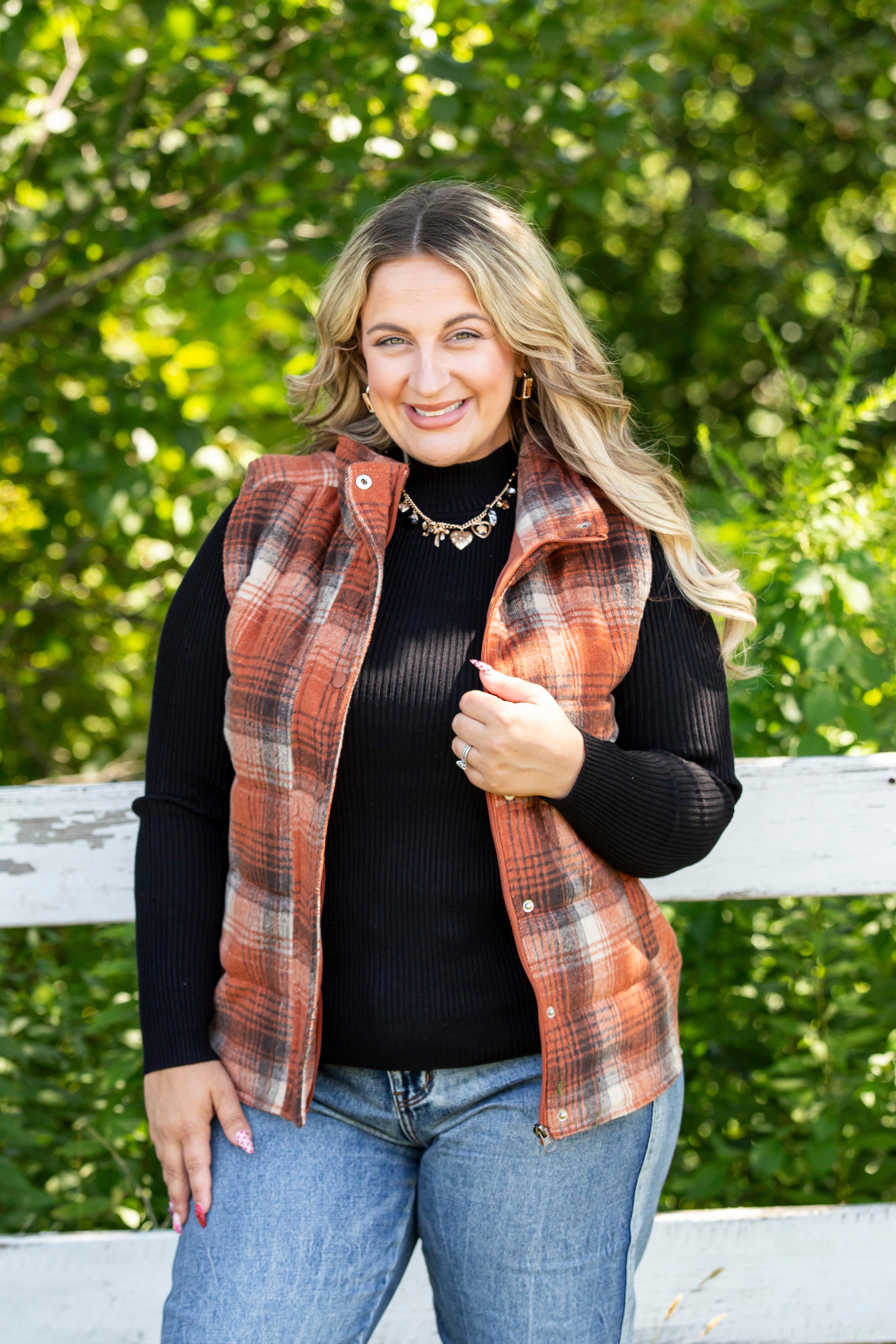 Perfectly Plaid Vest
