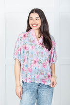 Spring Garden Waffle Top