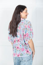 Spring Garden Waffle Top