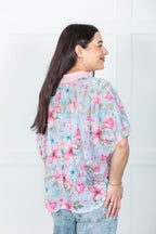 Spring Garden Waffle Top