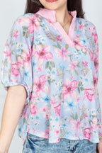 Spring Garden Waffle Top