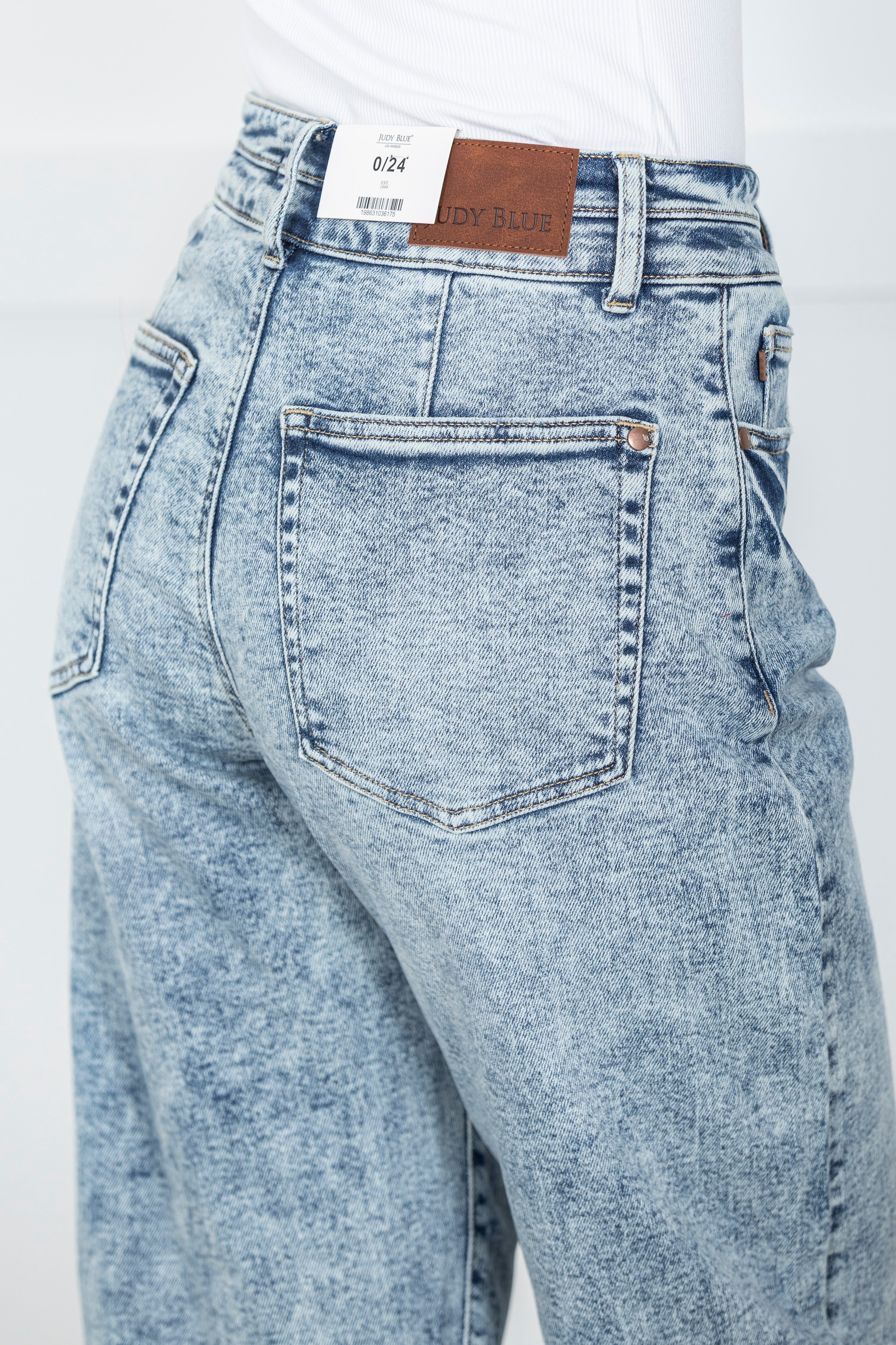 The Delia Double Waistband Judy Blue Jeans