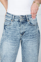 The Delia Double Waistband Judy Blue Jeans