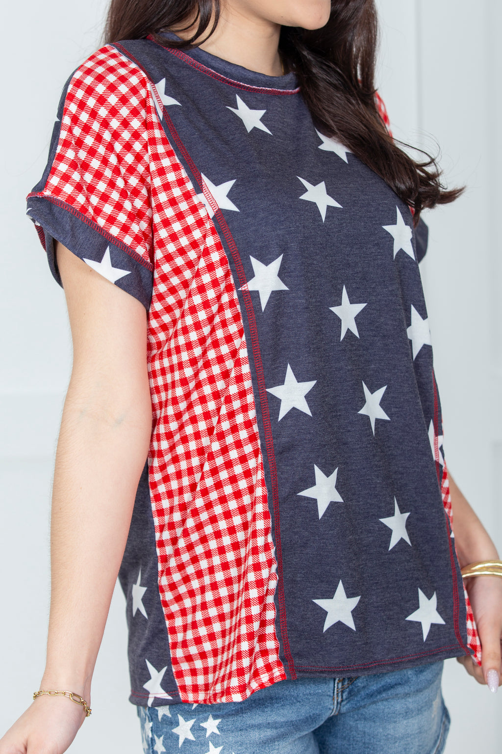Americana Patchwork Top