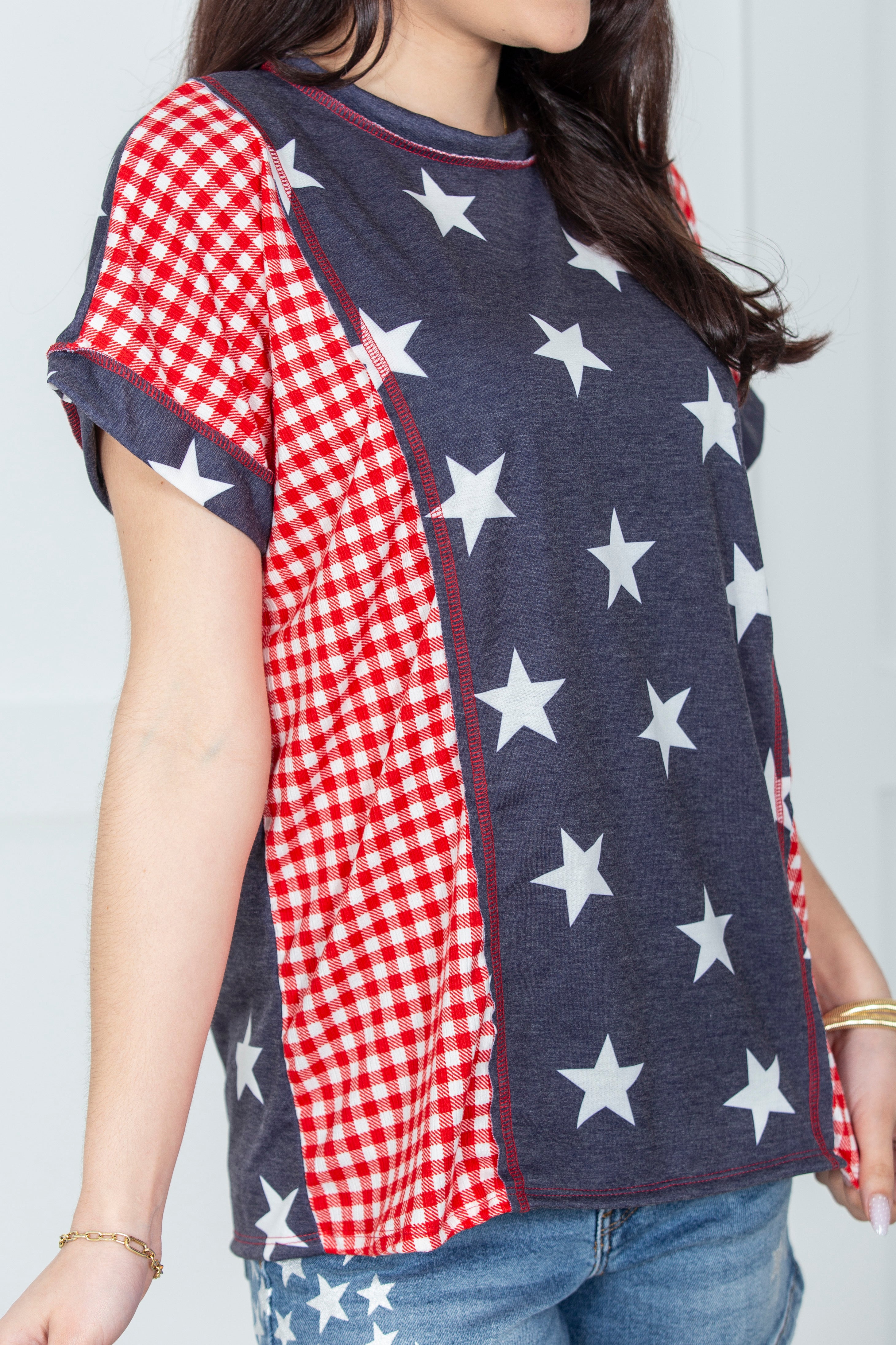 Americana Patchwork Top