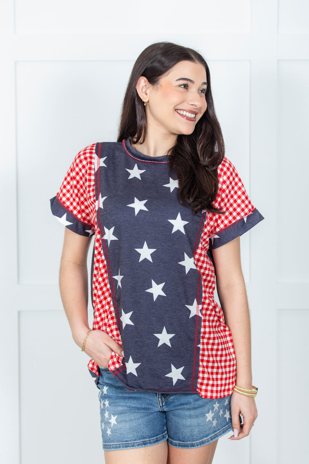 Americana Patchwork Top