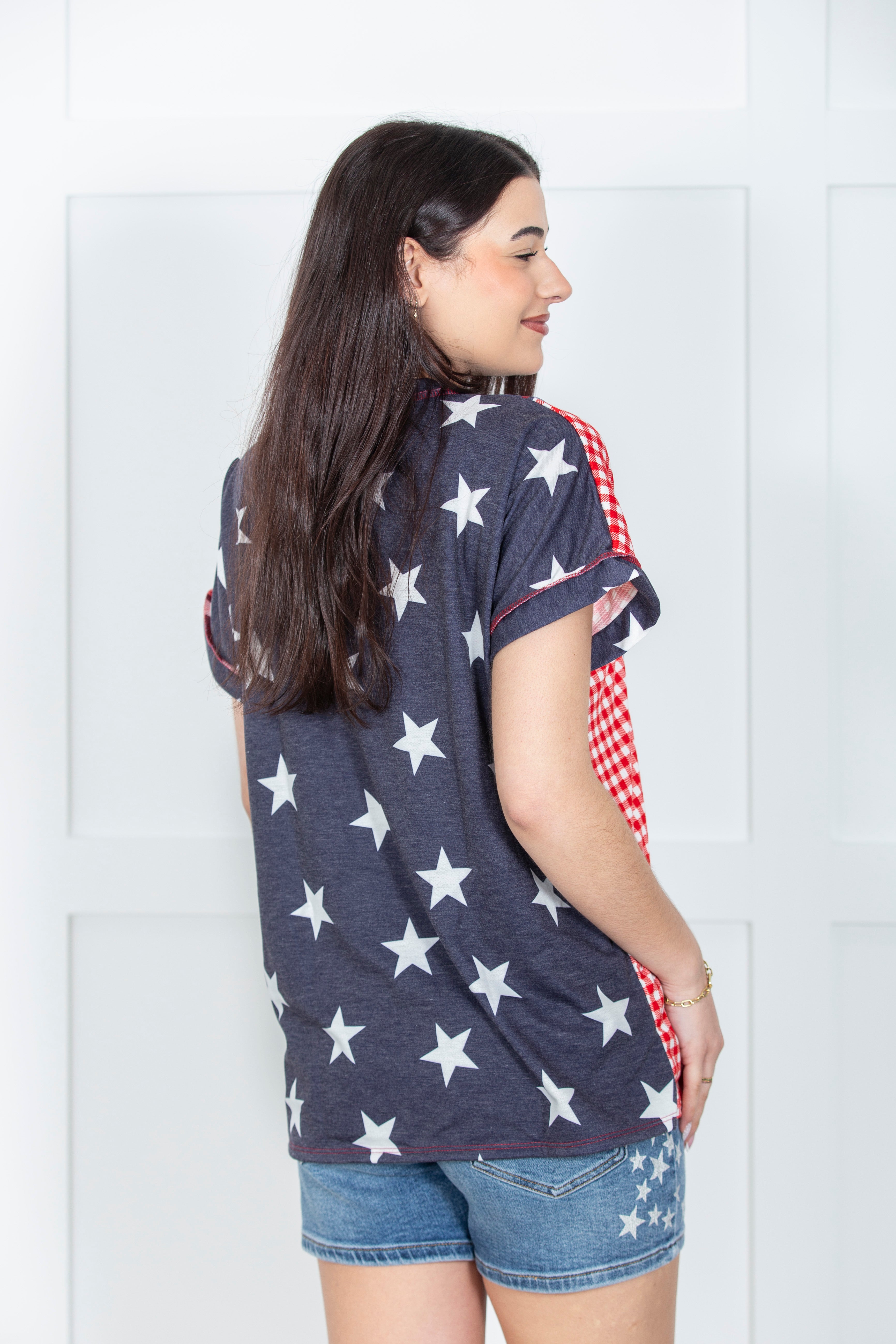 Americana Patchwork Top
