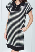 City Stripe Contrast Dress