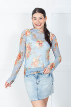 Vintage Garden Mesh Top