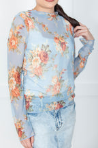 Vintage Garden Mesh Top