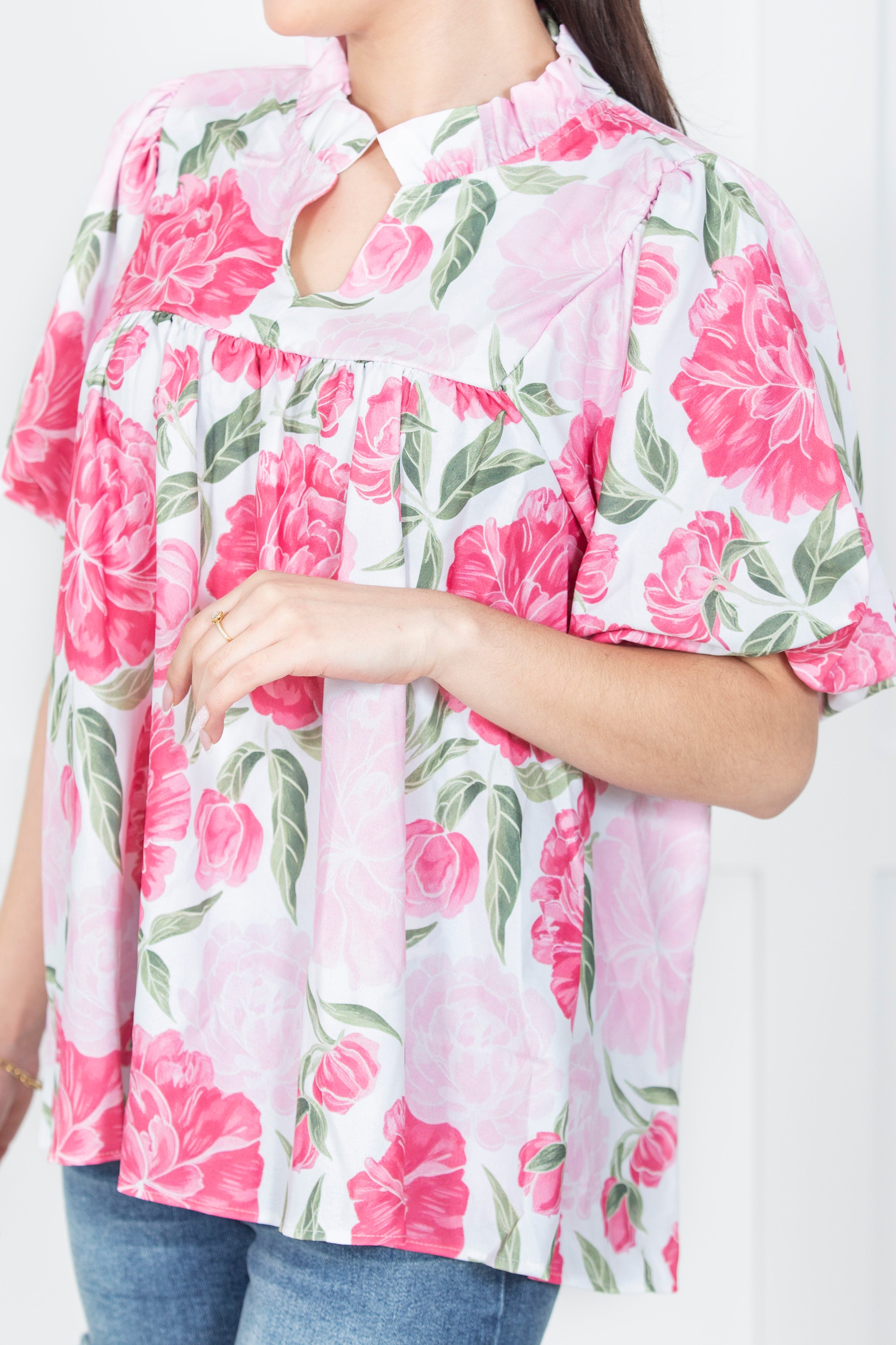 Blushing Peony Top