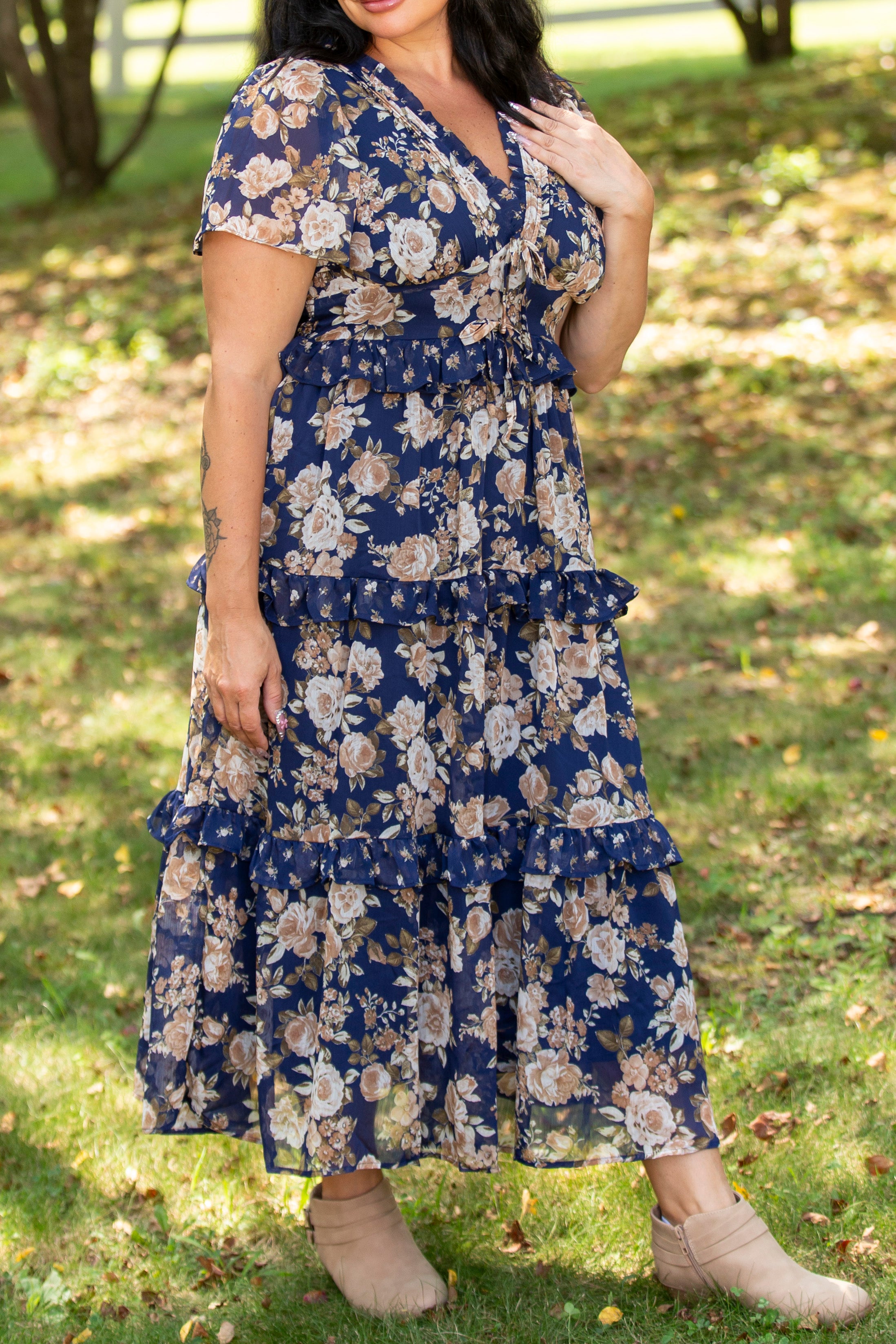 Own The Day Floral Dress