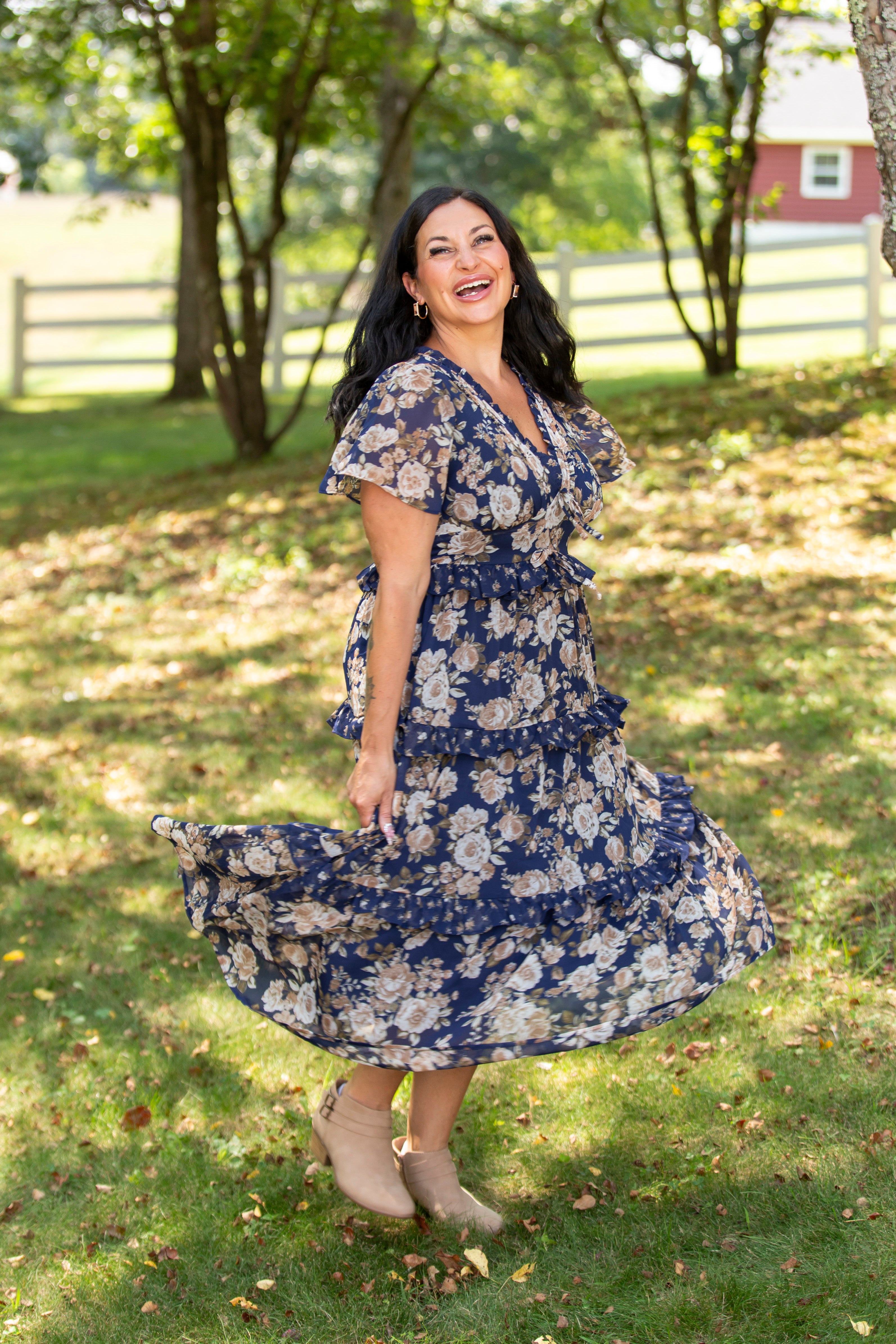 Own The Day Floral Dress
