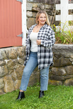 True Representation Plaid Shacket