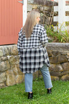True Representation Plaid Shacket
