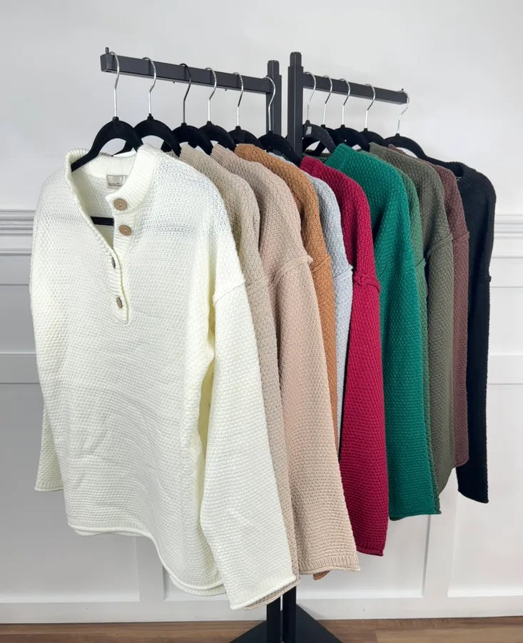 Nothing Better Henley Sweater
