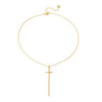 Modern Cross Necklace - WATERPROOF-Necklace-Pretty Simple