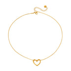 Tangled in Love Heart Necklace - WATERPROOF-Necklace-Pretty Simple
