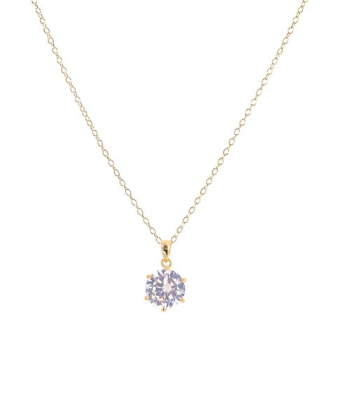 12mm CZ Round Necklace