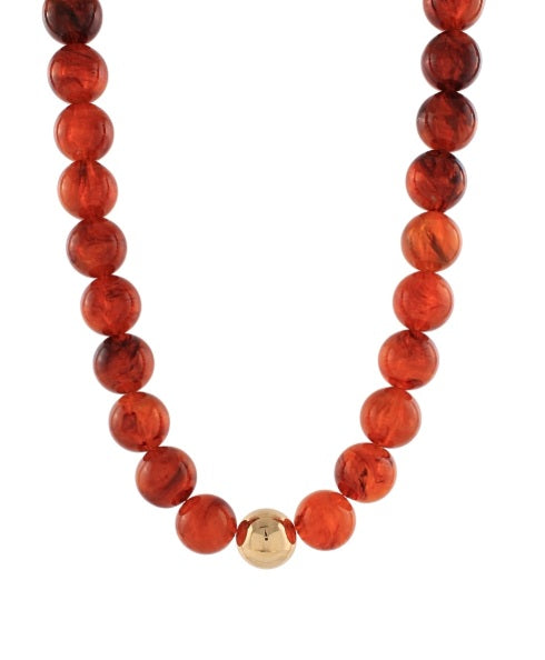 Marble & Ball Necklace