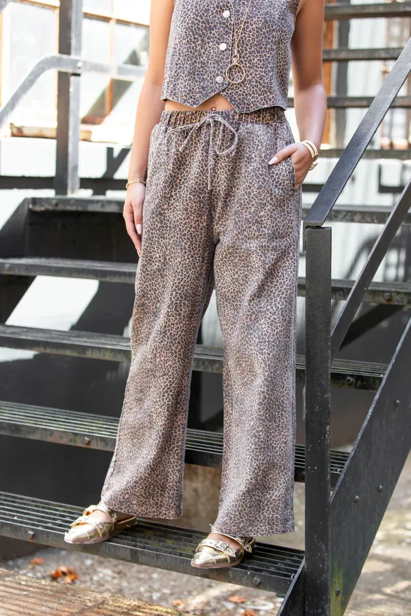 Primal Instincts Wide Leg Pants