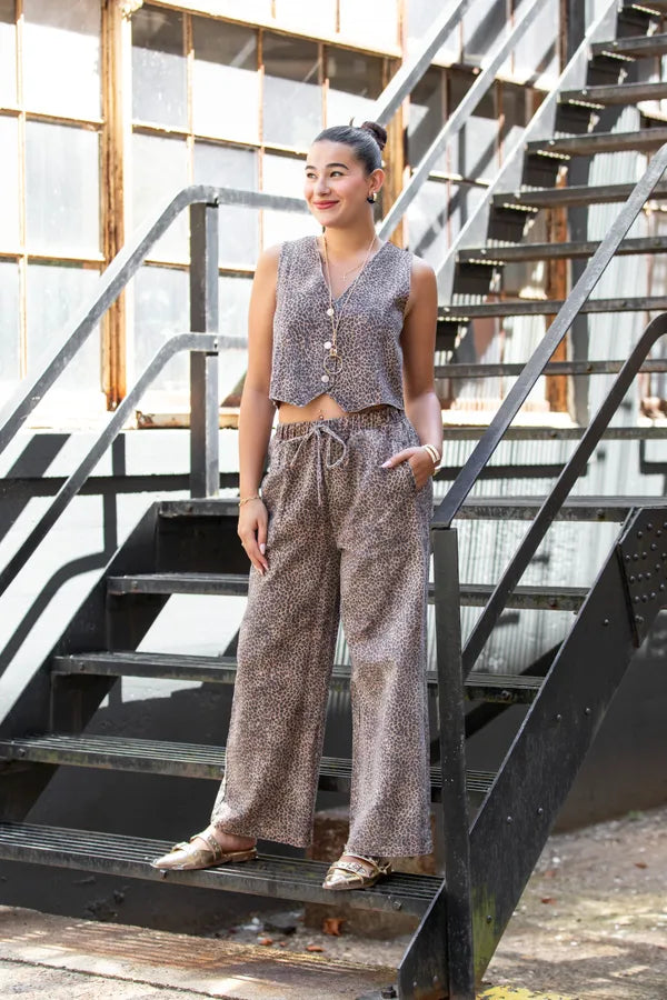Primal Instincts Wide Leg Pants