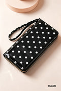 Polka Dot Wallet Clutch