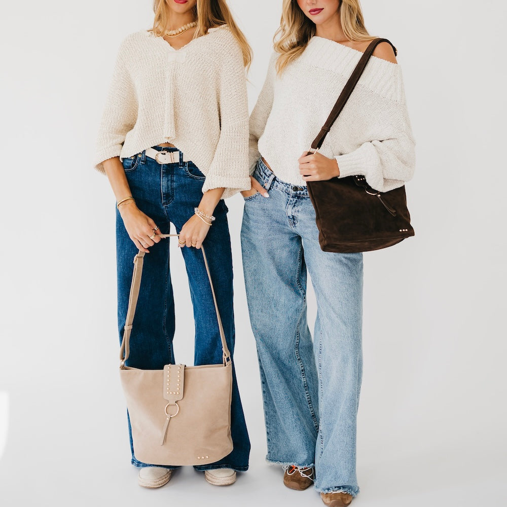 Rosemary Suede Bucket Bag-Shoulder Bag-Pretty Simple