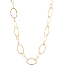 Oval Chain Long Necklace