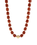 Marble Cube Stone Necklace