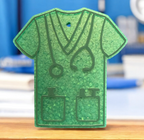 Green Scrub Top Freshie