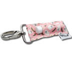 Ghosts on Pink LippyClip® Lip Balm Holder