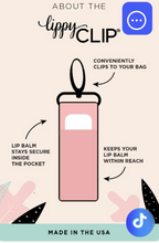 Ghosts on Pink LippyClip® Lip Balm Holder