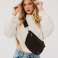 Suede Westlyn Woven Bum Bag-Bum Bag-Pretty Simple