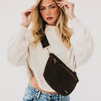 Suede Westlyn Woven Bum Bag-Bum Bag-Pretty Simple
