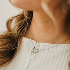Tangled in Love Heart Necklace - WATERPROOF-Necklace-Pretty Simple