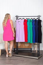 Vibrant Charm Shift Dress