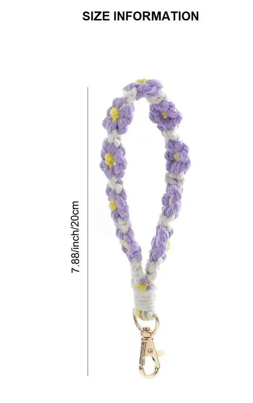 Handmade Flower Key Chain