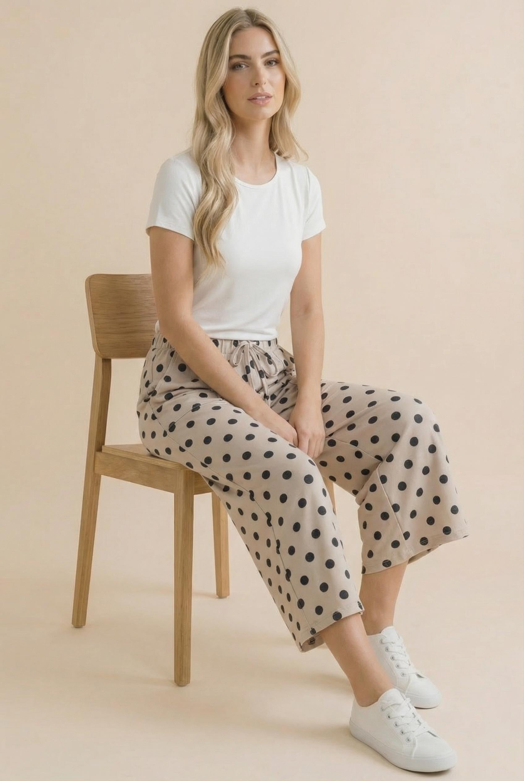 Stylish Polka Dot Pants