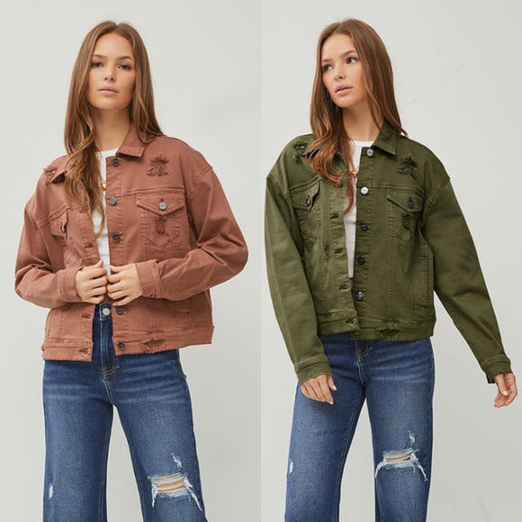 Simply Sweet Risen Denim Jacket