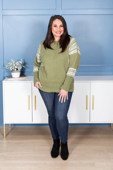 Buy green Winter Wonderland Sweater