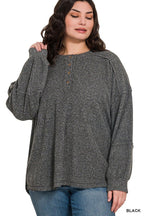 All Day Ease Henley Sweater