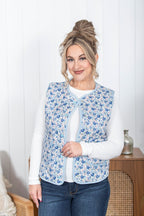 Light Layers Floral Vest