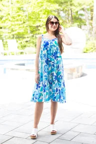 Baby Blues Midi Dress