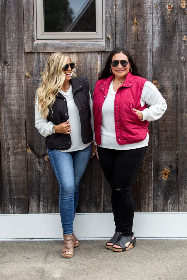 Make Your Choice Quilted Vest